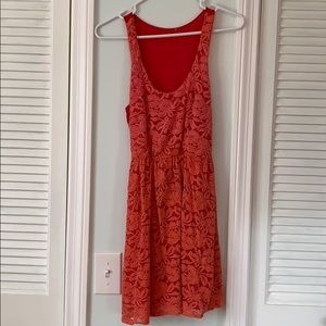 Lace ombré dress